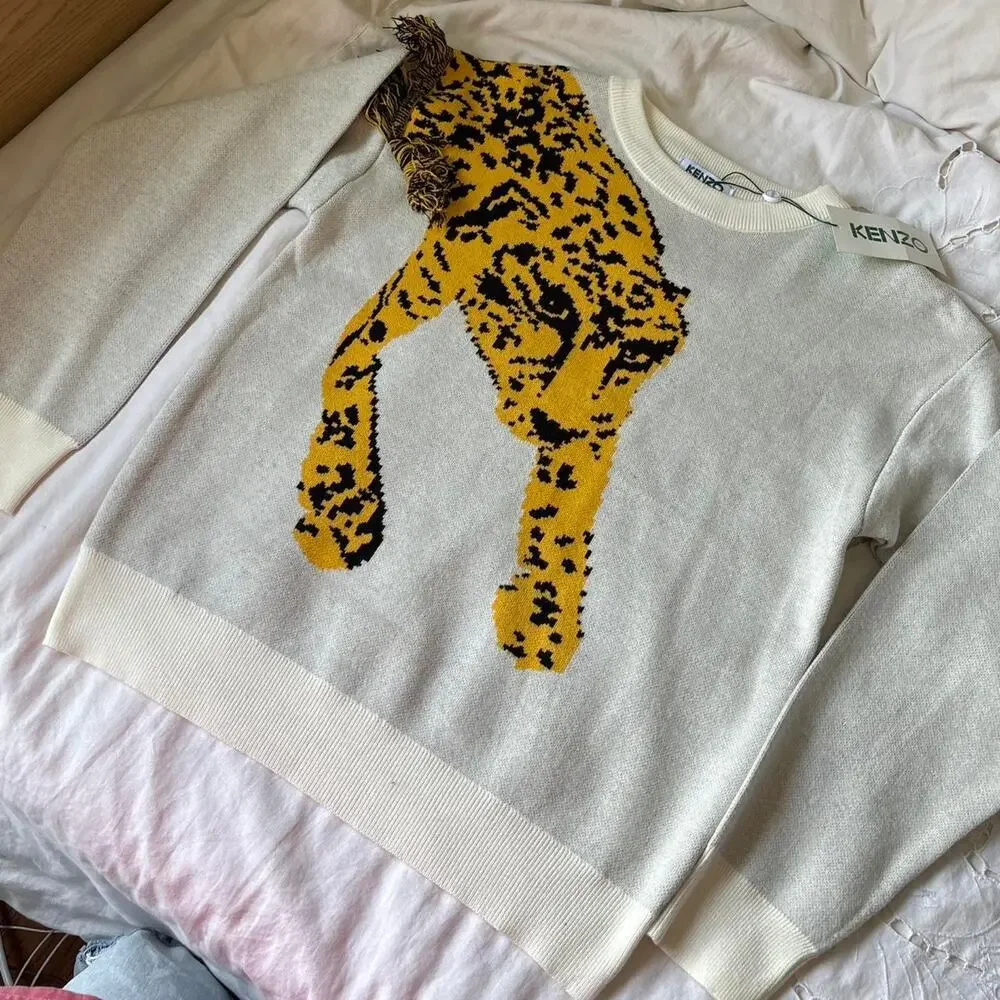 Kenzo leopard sweater - Picture 2 of 5
